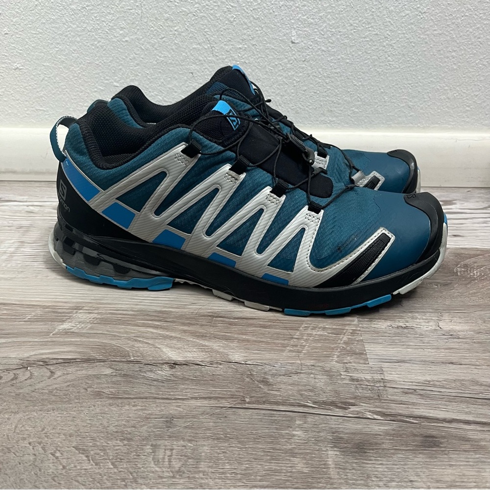 Salomon XA Pro 3D V8 Gore-Tex Trail Running Shoes Legion Blue Mens 11
